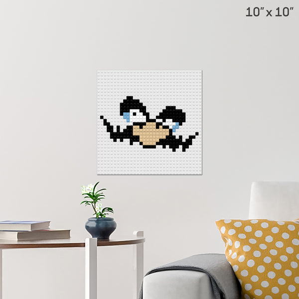 Wario Brick Poster