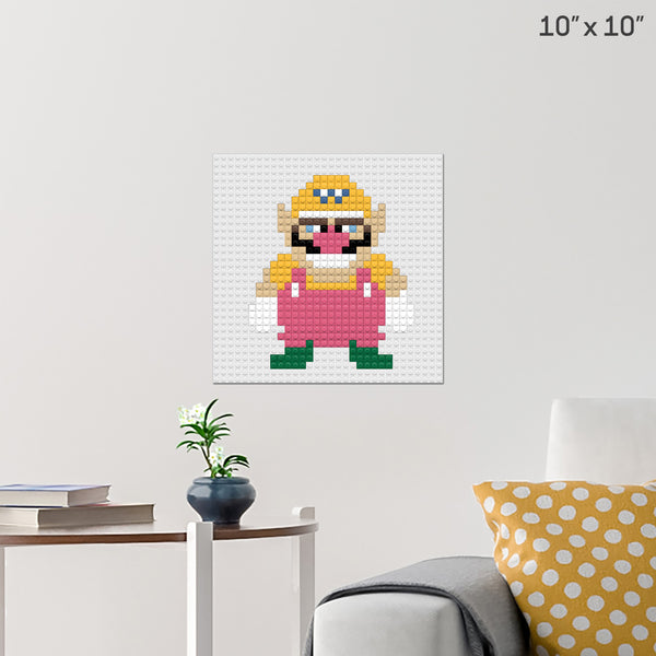 Wario Brick Poster