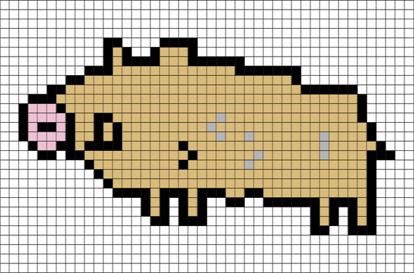 Warthog Pixel Art