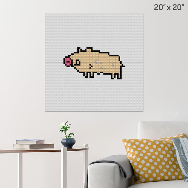 Warthog Brick Poster