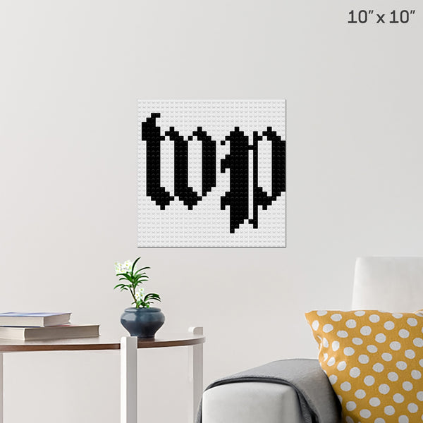 Washington Post Brick Poster