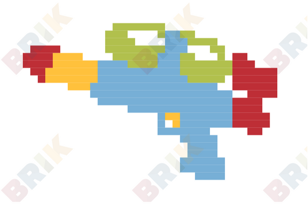 Water Gun Pixel Art