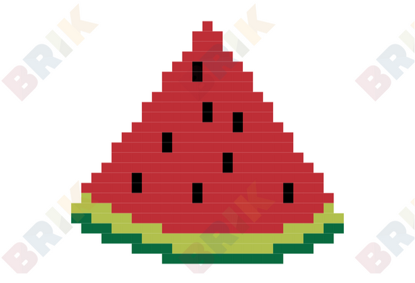 Watermelon Pixel Art