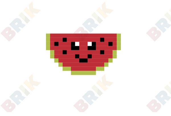 Watermelon Pixel Art
