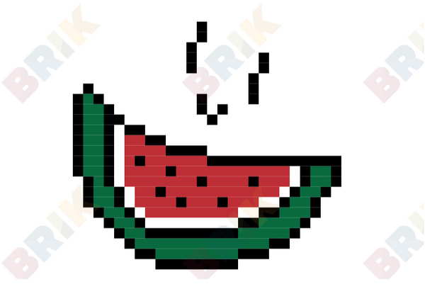 Watermelon Pixel Art