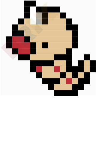 Weedle Pixel Art