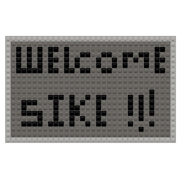 welcome home sign