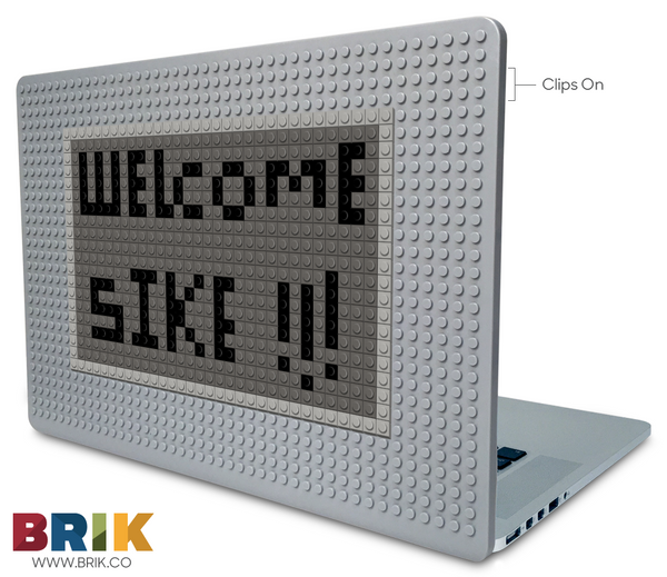 welcome home sign Laptop Case