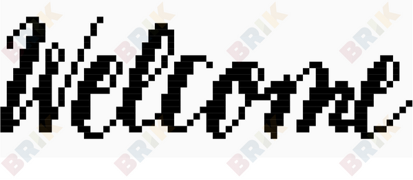 Welcome Pixel Art