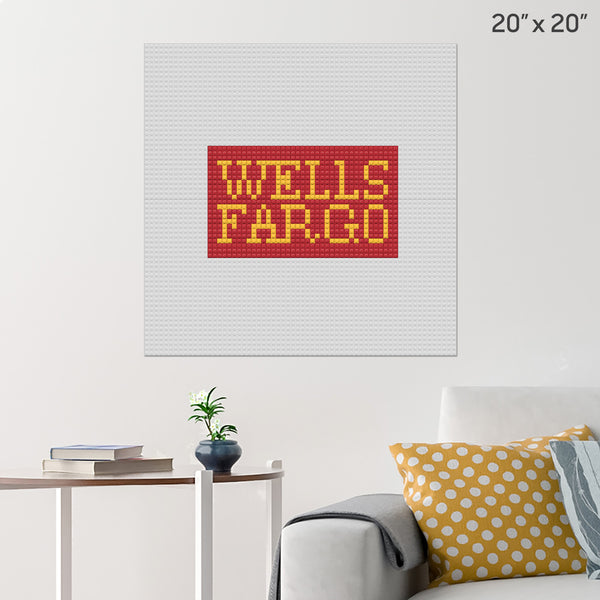 Wells Fargo Brick Poster