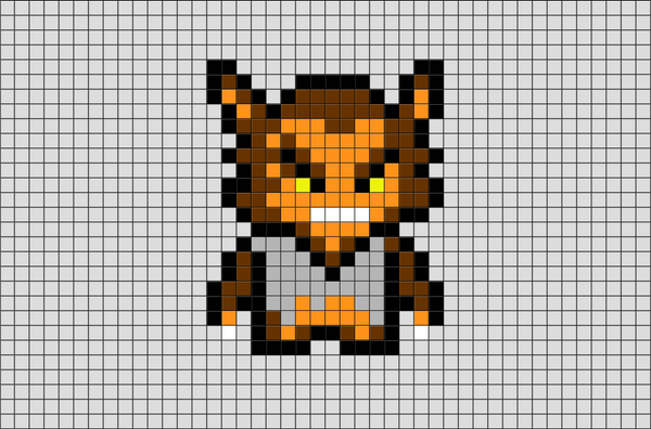 Werewolf Pixel Art