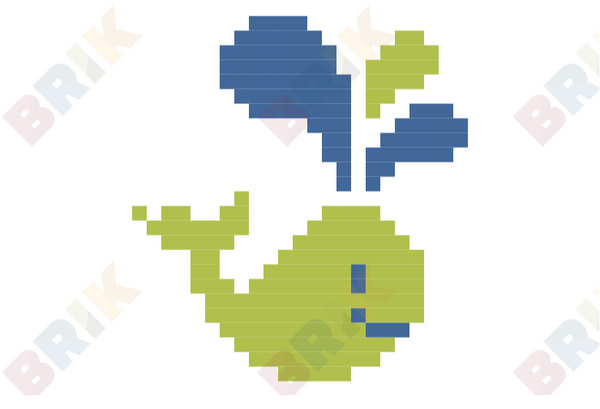 Whale Pixel Art