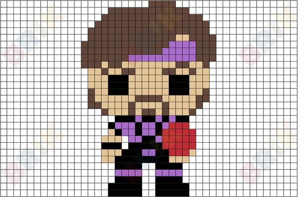 White Goodman Pixel Art