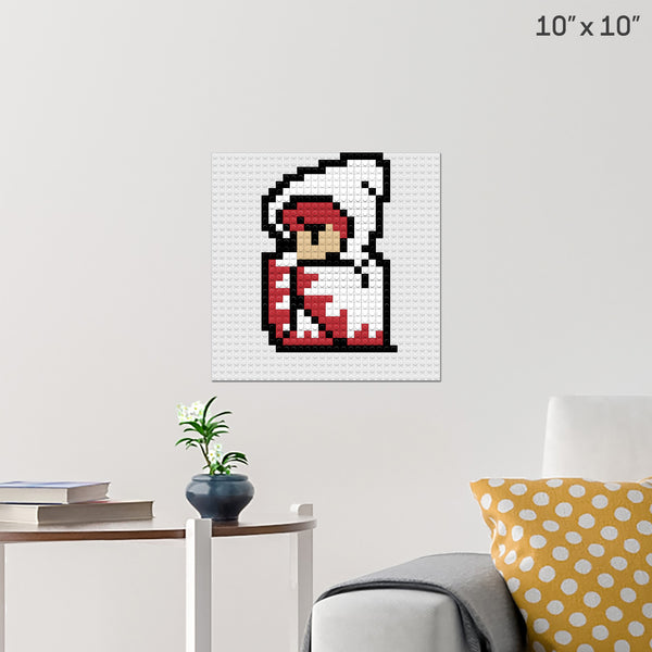 White Mage Brick Poster