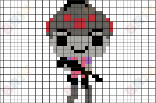 Widowmaker Pixel Art