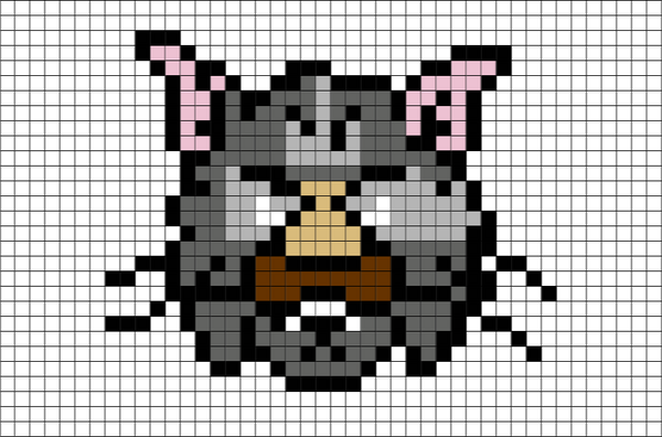 Wildcat Pixel Art