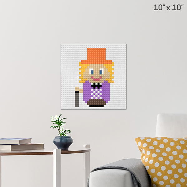 Willy Wonka Brick Poster