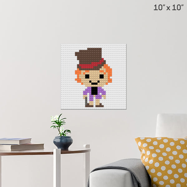 Willy Wonka Brick Poster