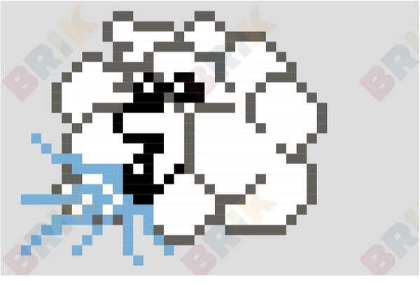 Windy Day Pixel Art