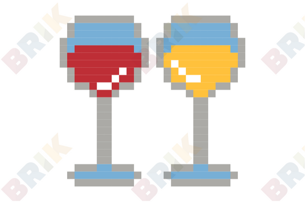 Wine Pixel Art