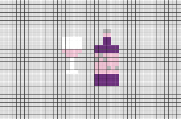 Wine Pixel Art