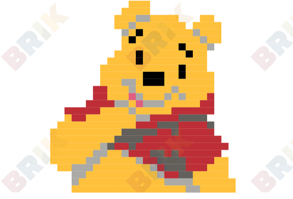 Winnie the Pooh Pixel Art