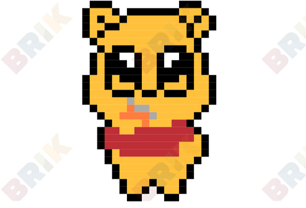 Winnie the Pooh Pixel Art