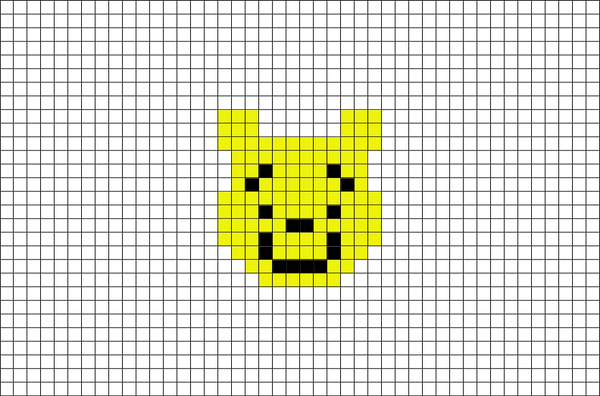 Winnie the Pooh Pixel Art