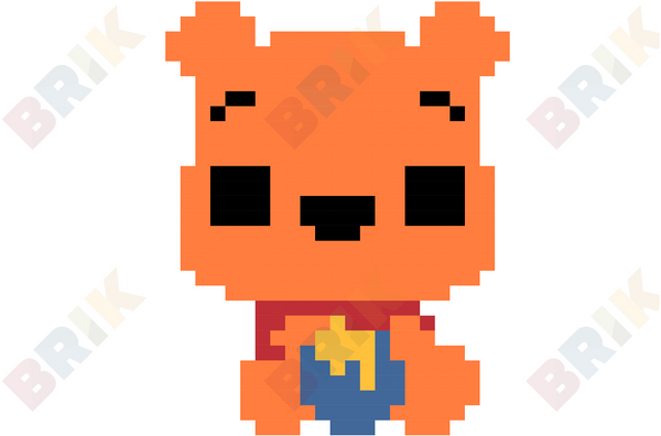 Winnie the Pooh Pixel Art