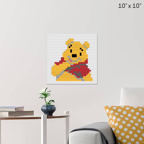 Winnie the Pooh Brick Poster