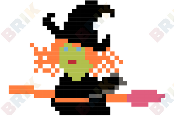 Witch Pixel Art