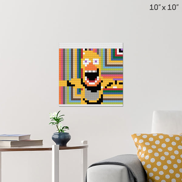 withered chica Brick Poster