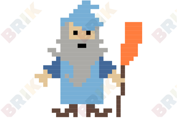 Wizard Pixel Art