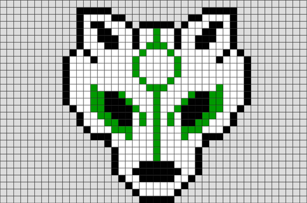Wolf Pixel Art