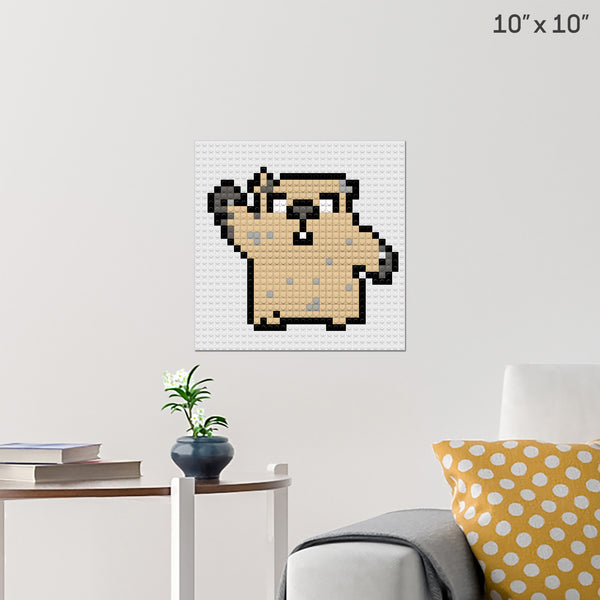 Wombat Brick Poster