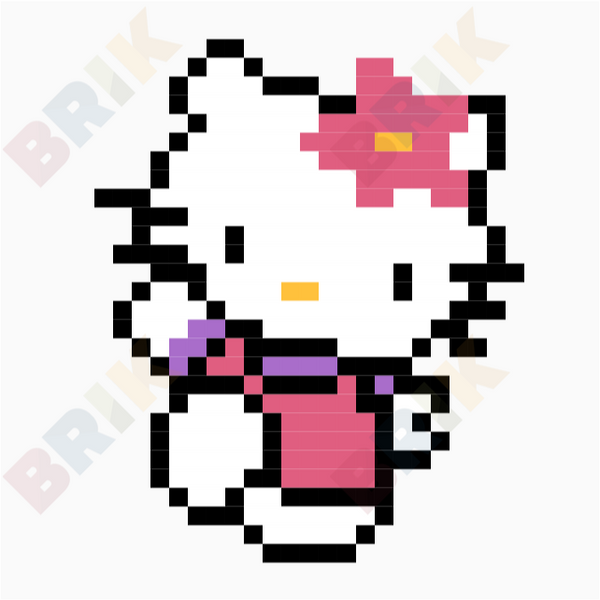 World Hello Day Pixel Art