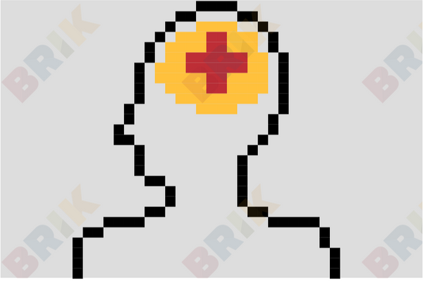World Mental Health Day Pixel Art
