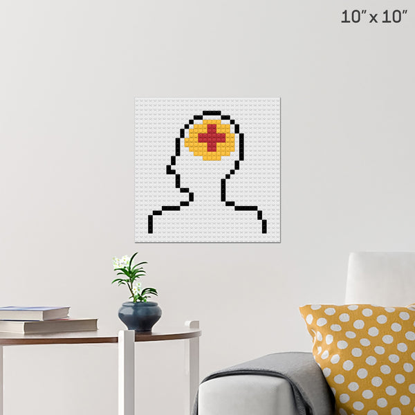 World Mental Health Day Brick Poster