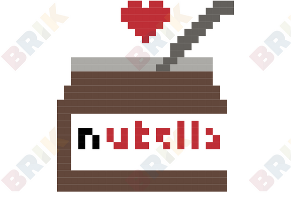 World Nutella Day Pixel Art