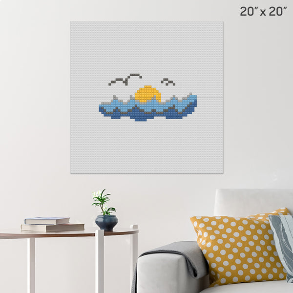 World Oceans Day Brick Poster