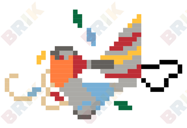 World Party Day Pixel Art