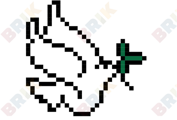 World Peace Day Pixel Art