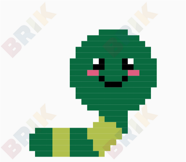 Worm Pixel Art – BRIK