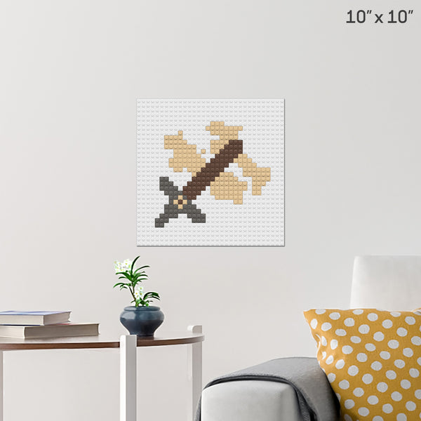 would blade Brick Poster