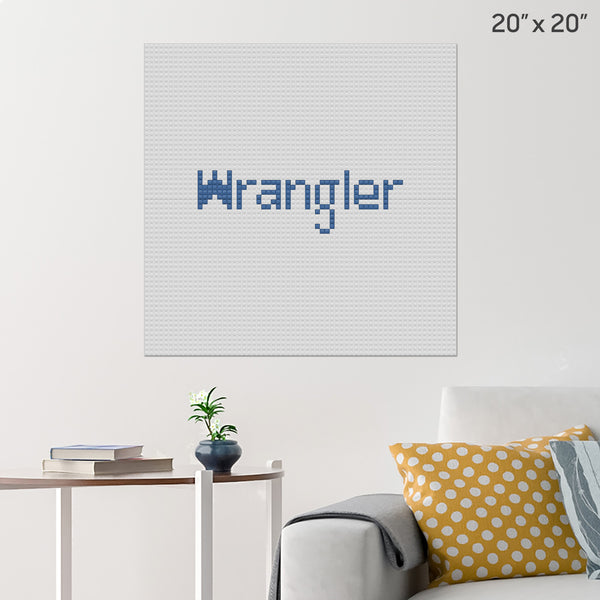 Wrangler Brick Poster