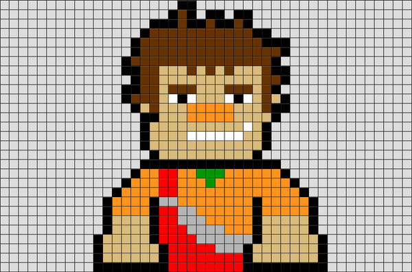 Wreck it Ralph Pixel Art