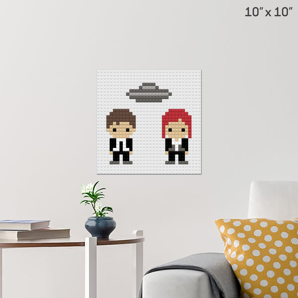 X-Files Brick Poster