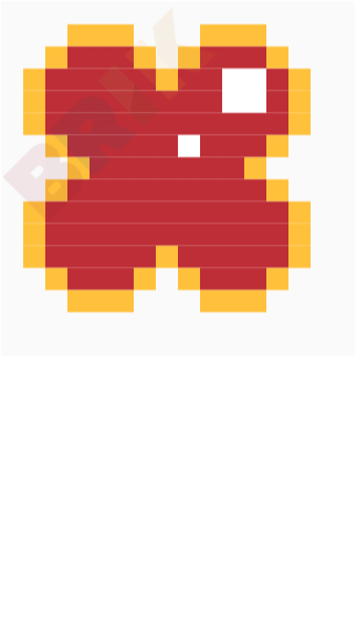 X Mark Pixel Art