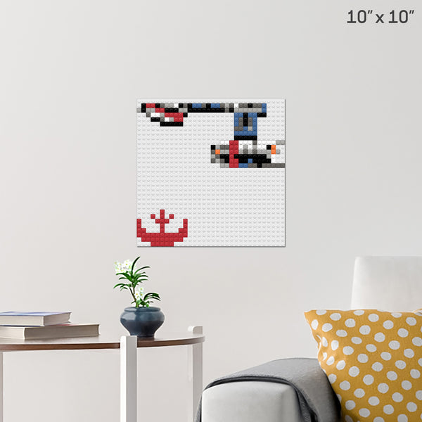 Y-Wing Brick Poster