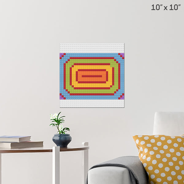 ya ya Brick Poster